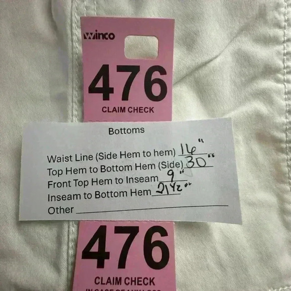 Eileen Fisher Women’s 2 White Cotton Blend Stretch Mid Rise Capri Cropped Pants - Picture 10 of 12